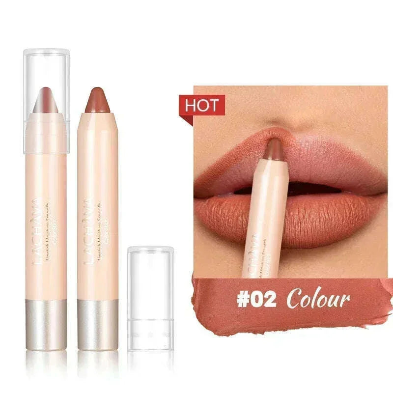 KIMLUD, Nude Brown Lipliner Pen Waterproof Red Matte Contour Tint Lipstick Lasting Non-stick Cup Lipliner Pen Lips Makeup Cosmetic, KIMLUD Womens Clothes