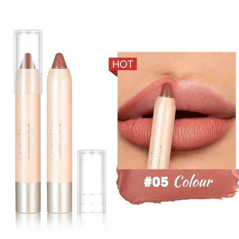 KIMLUD, Nude Brown Lipliner Pen Waterproof Red Matte Contour Tint Lipstick Lasting Non-stick Cup Lipliner Pen Lips Makeup Cosmetic, KIMLUD Womens Clothes