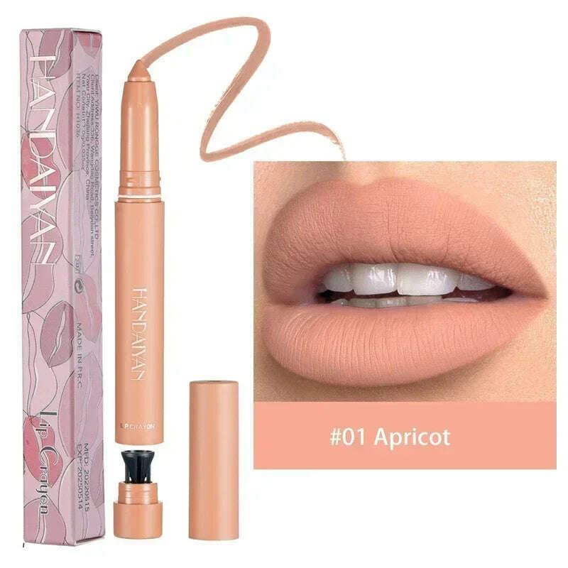KIMLUD, Nude Brown Lipliner Pen Waterproof Sexy Red Matte Contour Tint Lipstick Lasting Non-stick Cup Lipliner Pen Lips Makeup Cosmetic, KIMLUD Womens Clothes