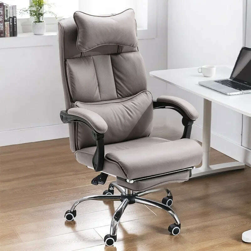 Office Chair Comfortable Long-Sitting Recliner Sub-Staff Seat Ergonomic Lunch Break - KIMLUD