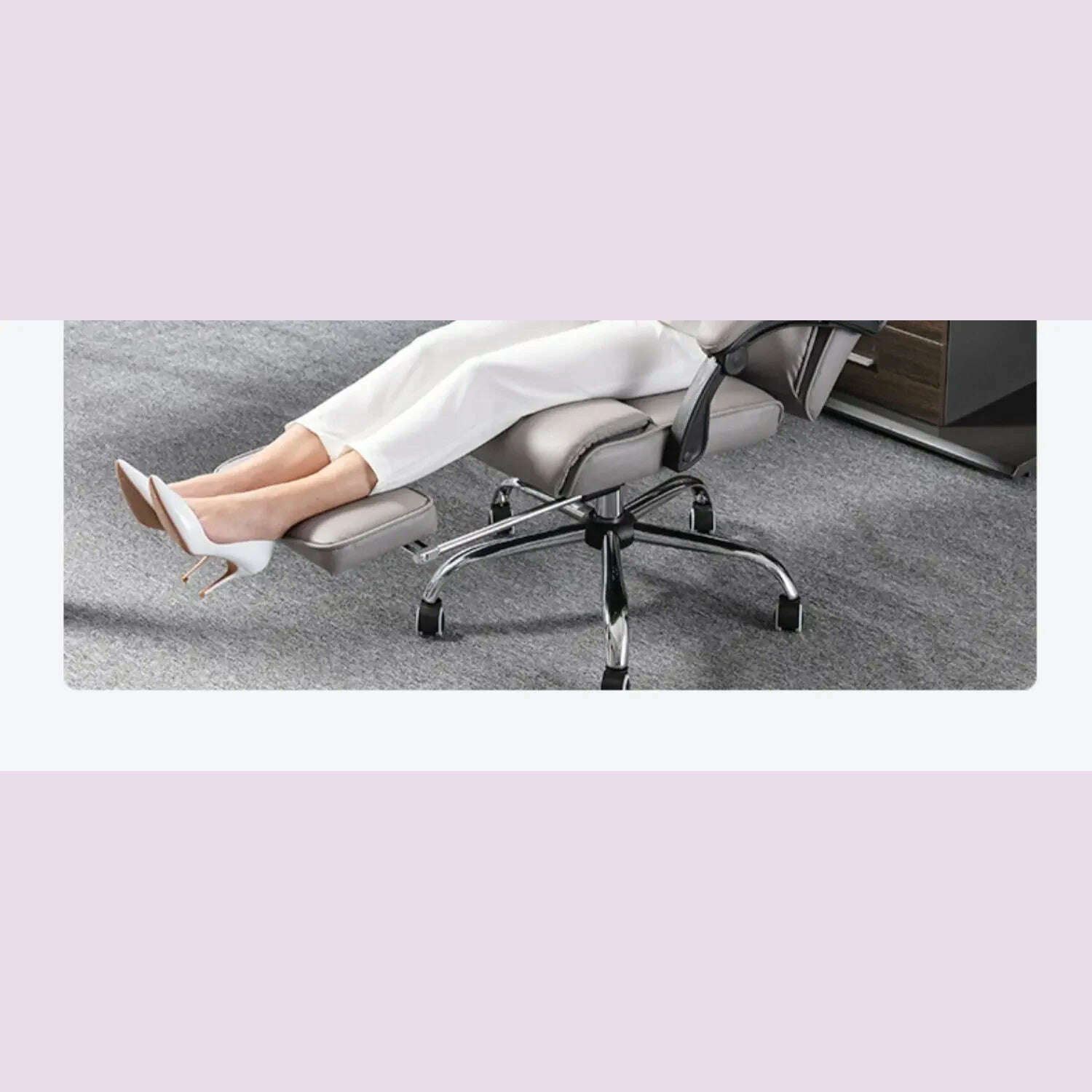Office Chair Comfortable Long-Sitting Recliner Sub-Staff Seat Ergonomic Lunch Break - KIMLUD
