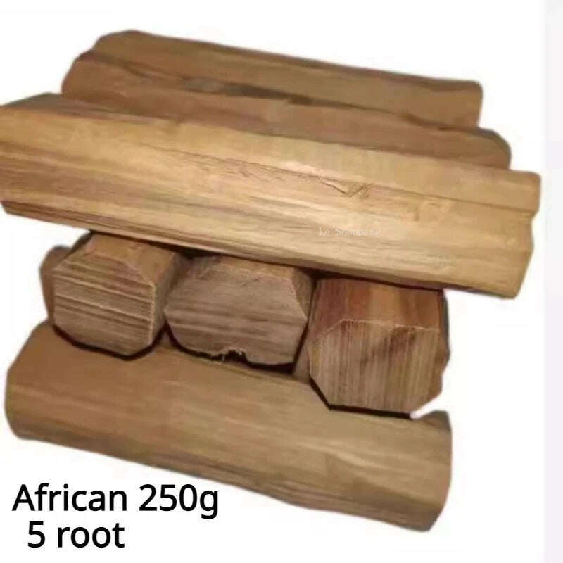 Old Mountain Sandalwood Log Material Natural Wild African Sandalwood Air Purification Carved Buddha Beads Aromatherapy Material - KIMLUD