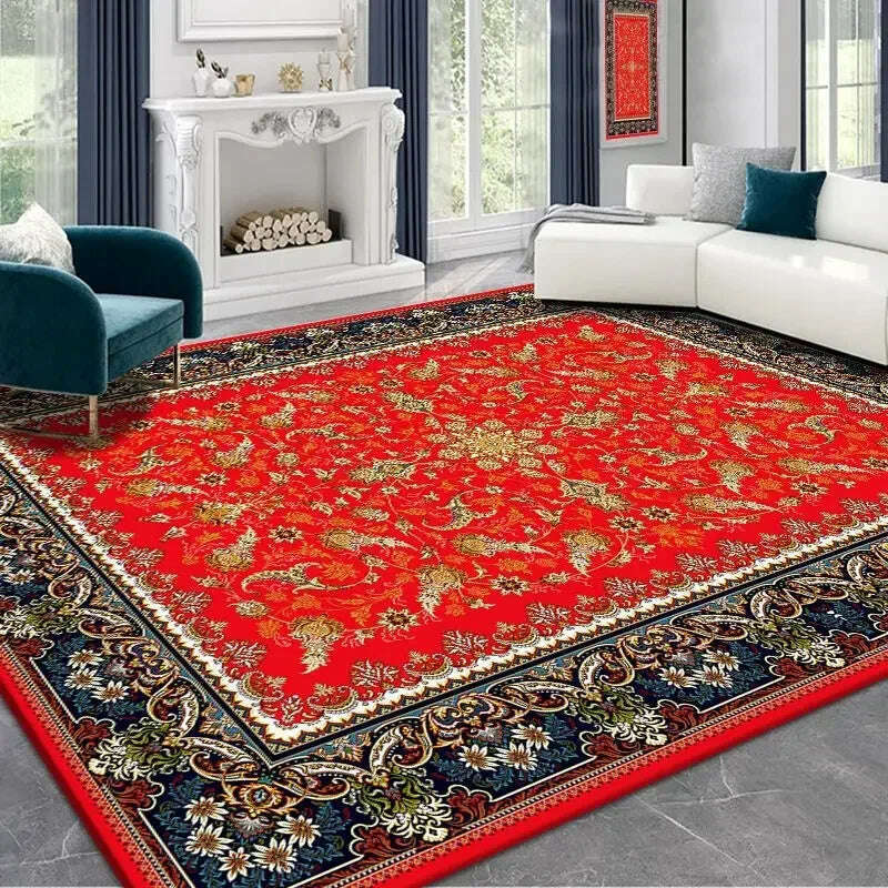 KIMLUD, Oriental Ethnic Style Carpet Living Room Decor Persian Big Size Area Rugs Bedroom Decor 200x300 Washable Non-slip Cloakroom Mats, 10 / 200x300cm 78.7x118in, KIMLUD APPAREL - Womens Clothes
