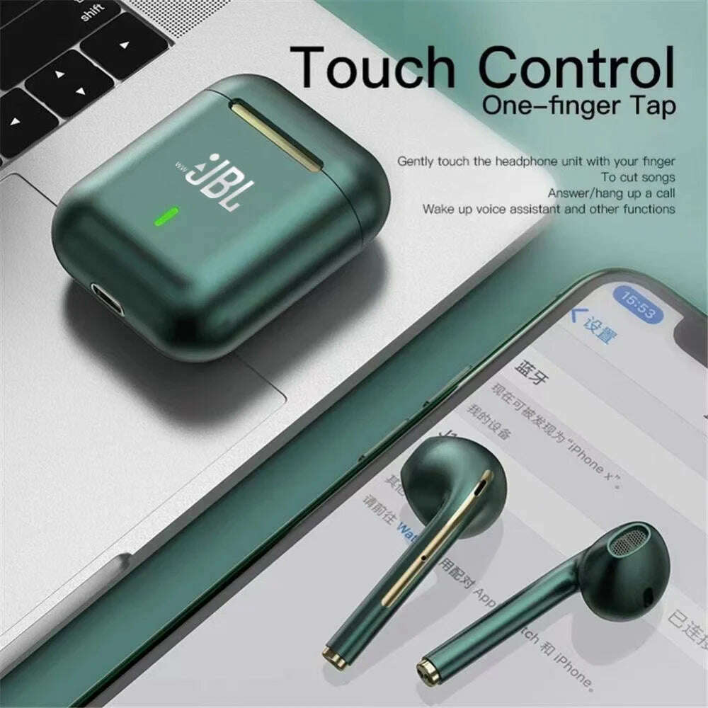 KIMLUD, Original For wwJBL J18 Headset Wireless Earphones Bluetooth Headphones True Stereo Sport Game TWS Earbuds In Ear With Mic Touch, KIMLUD Womens Clothes
