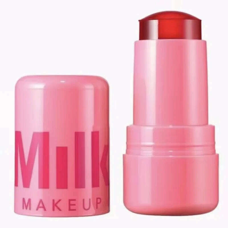 KIMLUD, Original Jelly Blush Stick Milk Makeup Lasting Brightens Facial Cheek Stick 3-in-1 Moisturizing Flash Lip Gloss Lip Gloss Face R, KIMLUD Womens Clothes