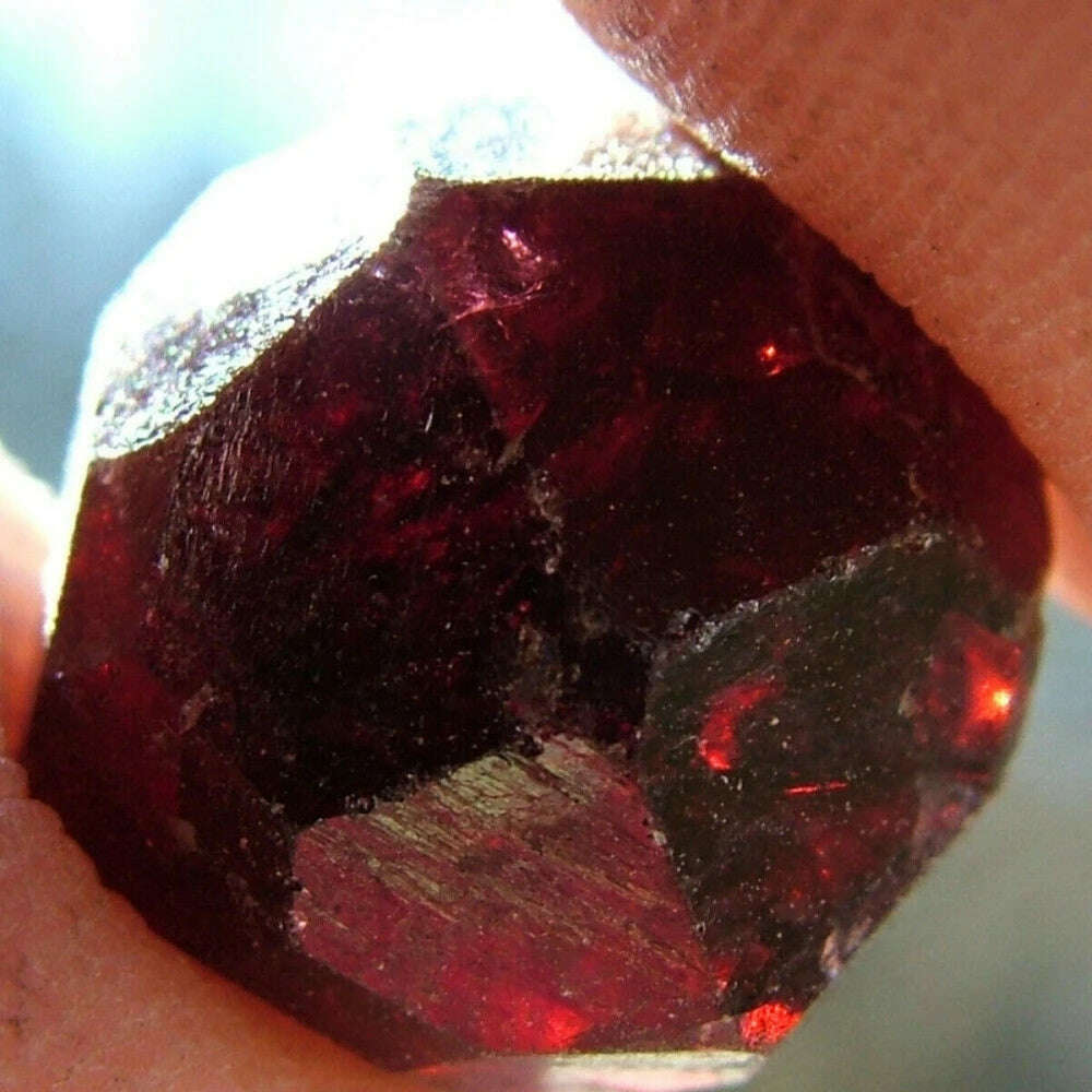 KIMLUD, Original Natural Red Garnet Crystal Gemstone Rough Stone Mineral Specimen Healing Quartz, Burgundy / 30-60g, KIMLUD APPAREL - Womens Clothes