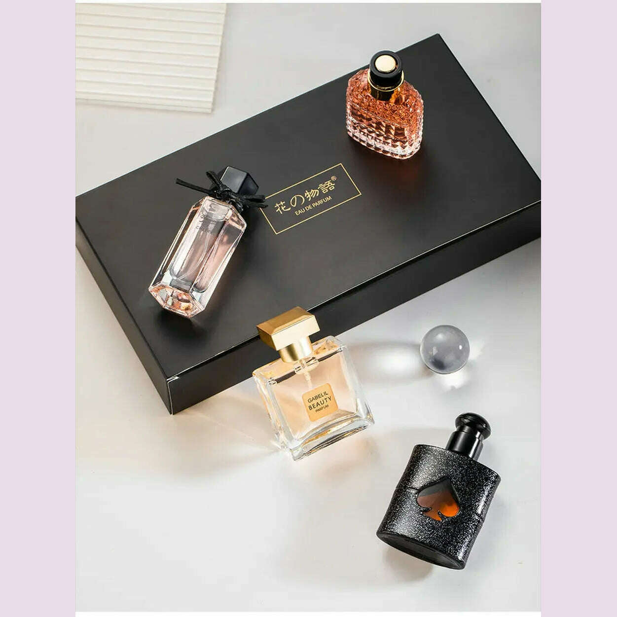 KIMLUD, Original Women Perfume 105ml Gift Box Four Piece Set Fresh Lasting Fragrance Eau De Parfum Plant Floral Scent Fresh Духи Женские, KIMLUD Womens Clothes