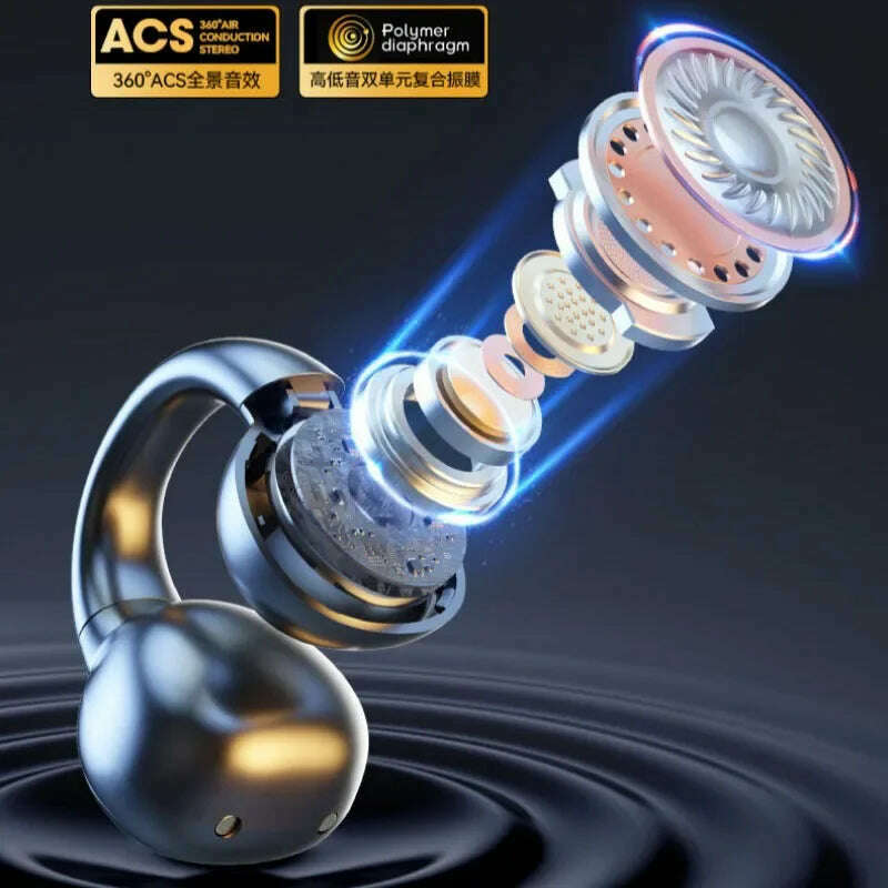 KIMLUD, Original Xiaomi M55 Wireless Earbuds Bluetooth Headset Charging Earphones Ear-hook Headphone Sport Game With Mic Pods, KIMLUD Womens Clothes