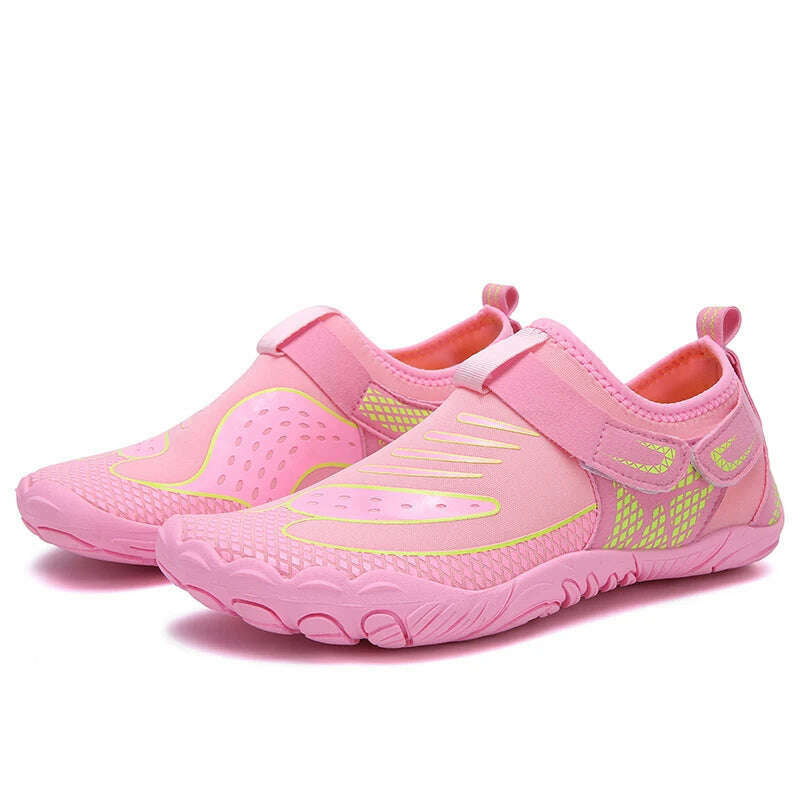 KIMLUD, Outdoor Sneakers Men Aqua Shoes Beach Sandal Summer Water Shoes Quick Dry River Upstream Breathable Hiking Wading River Sea, 35 / Pink, KIMLUD APPAREL - Womens Clothes