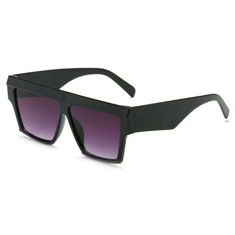 KIMLUD, OVOYAN 2022 Oversized Sunglasses Women Luxury Brand Sun Glasses For Women/Men High Quality Vintage Glasses Lentes De Sol Mujer, BlackDoubleGray / Other, KIMLUD APPAREL - Womens Clothes