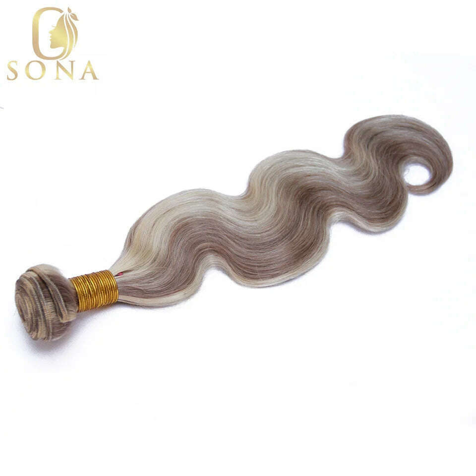 KIMLUD, P8/613 Color Wavy Human Hair 4x4 Lace Closure Bundles Chocolate Brown and Honey Blonde Highlight 13x4 Transparent Lace Frontal, KIMLUD Womens Clothes