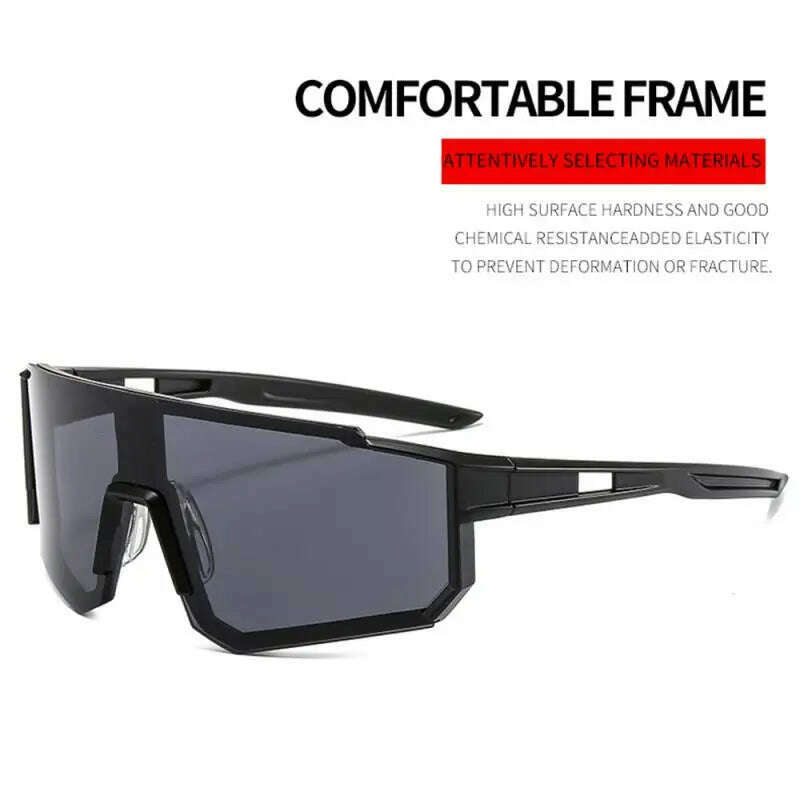 PC Bicycle Cycling Glasses Road Bike Eyewear Mountain Bicycle Sunglasses Men Women Outdoor Sports Cycling Goggles Unisex - KIMLUD