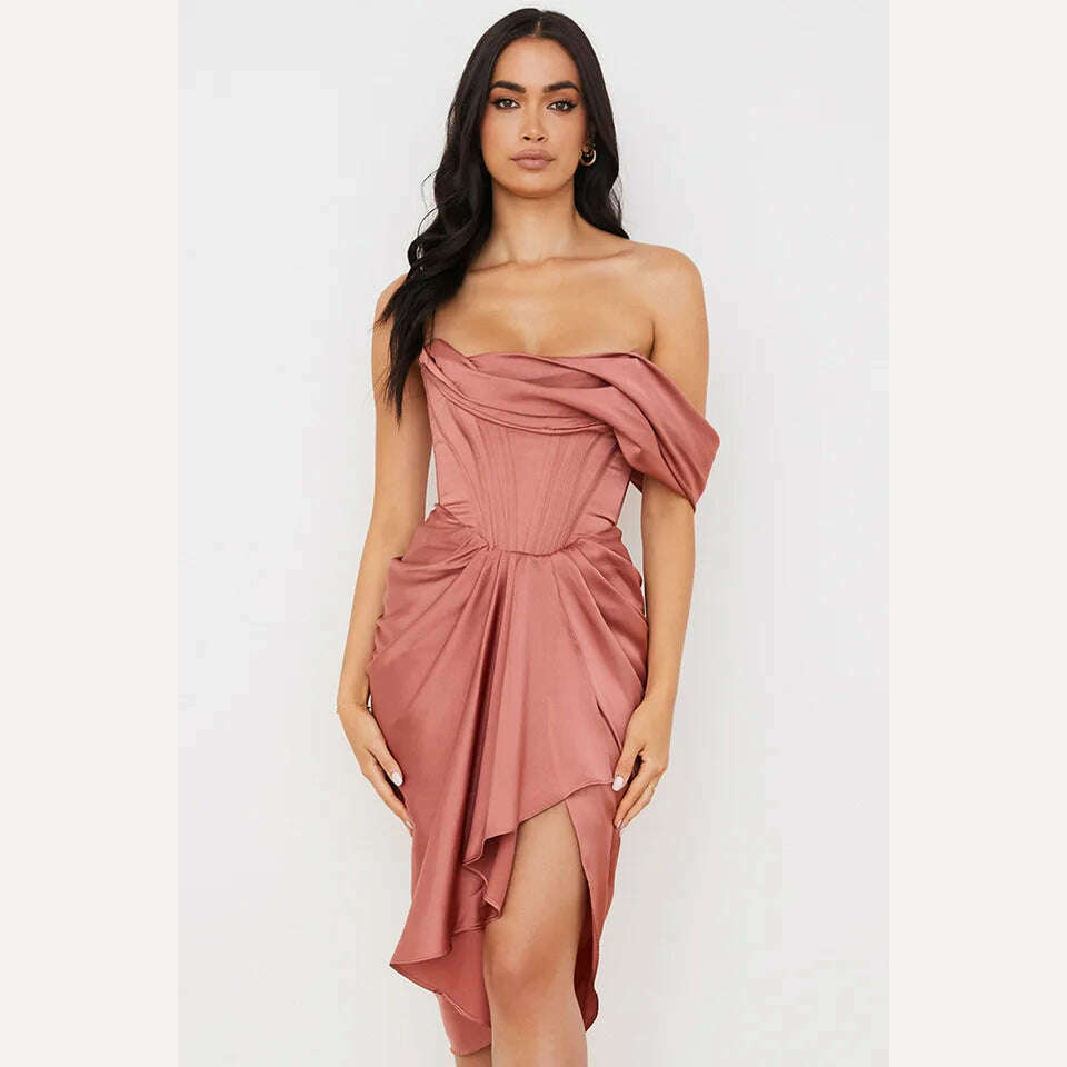 KIMLUD, Peling Elegant Party Dresses for Women 2023 Prom Dress Sleeveless Bodycon Evening Dresses Sexy Party Dress Nightclub Vestidos, KIMLUD Womens Clothes