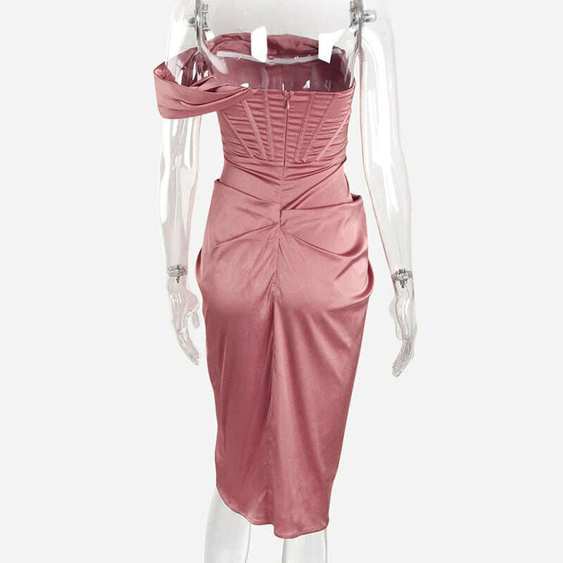 KIMLUD, Peling Elegant Party Dresses for Women 2023 Prom Dress Sleeveless Bodycon Evening Dresses Sexy Party Dress Nightclub Vestidos, KIMLUD Womens Clothes