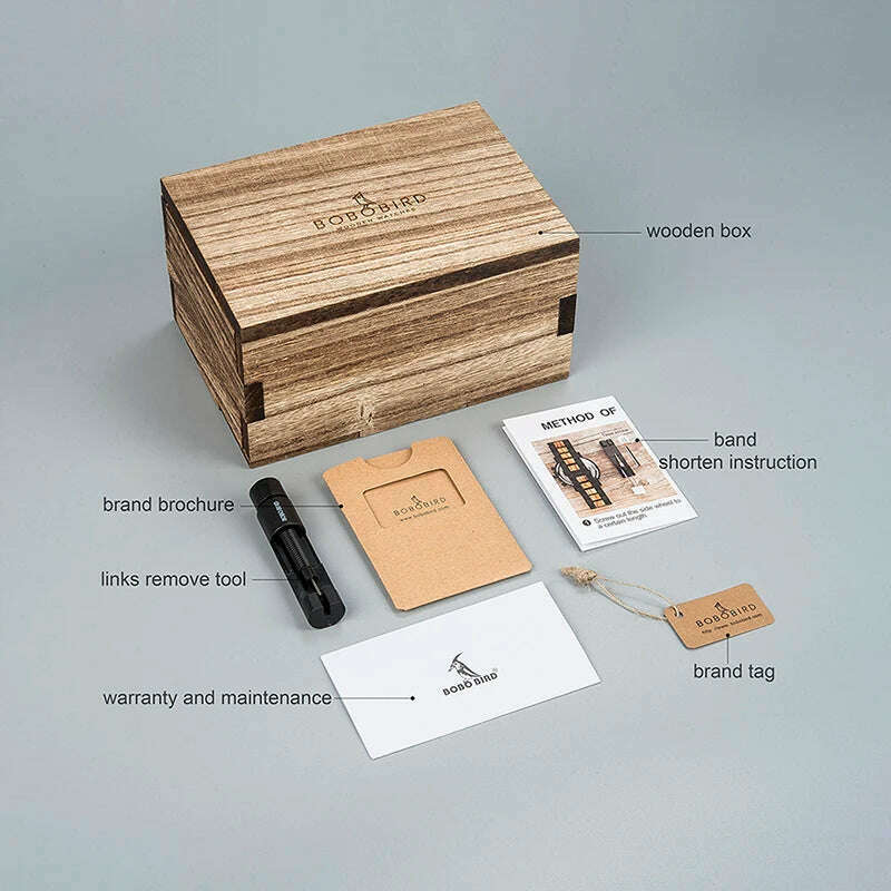 Personalized Watch Men BOBO BIRD Wood Automatic Watches Relogio Masculino Custom Anniversary Gifts for Him Free Engraving - KIMLUD