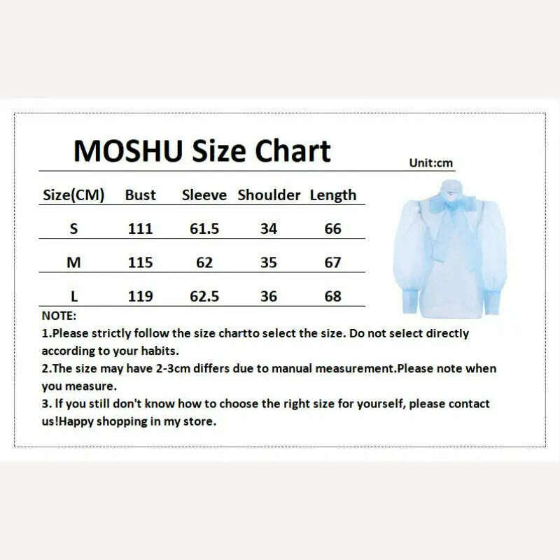 KIMLUD, Perspective Mesh Shirts Women Elegant Puff Sleeve Bow Lace Up Blouses Office Ladies Fashion Solid Color Casual Loose Sexy Blouse, KIMLUD Womens Clothes