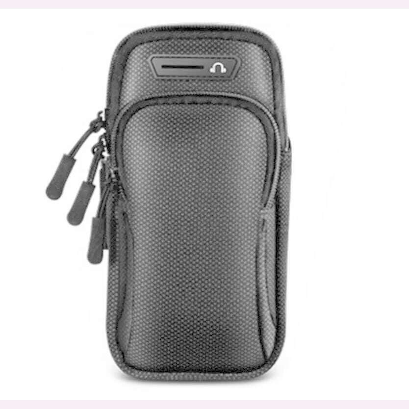 Phone Arm Bag with Headphone Jack Waterproof Breathable Sports Running Bag Gym Mobile Phone Holder - KIMLUD
