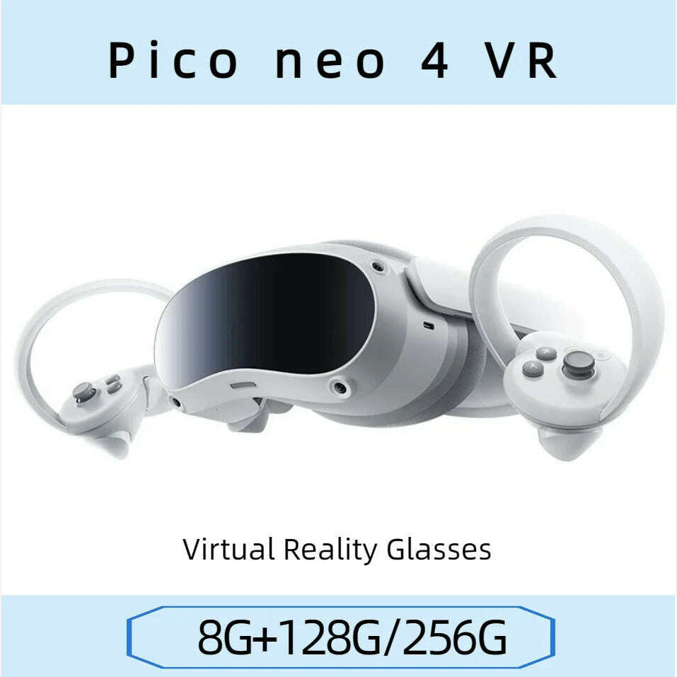 KIMLUD, Pico 4 VR Headset All-In-One Virtual Reality Headset Pico4 3D VR Glasses 4K+ Display For Metaverse Stream Gaming, 128G / CHINA, KIMLUD APPAREL - Womens Clothes