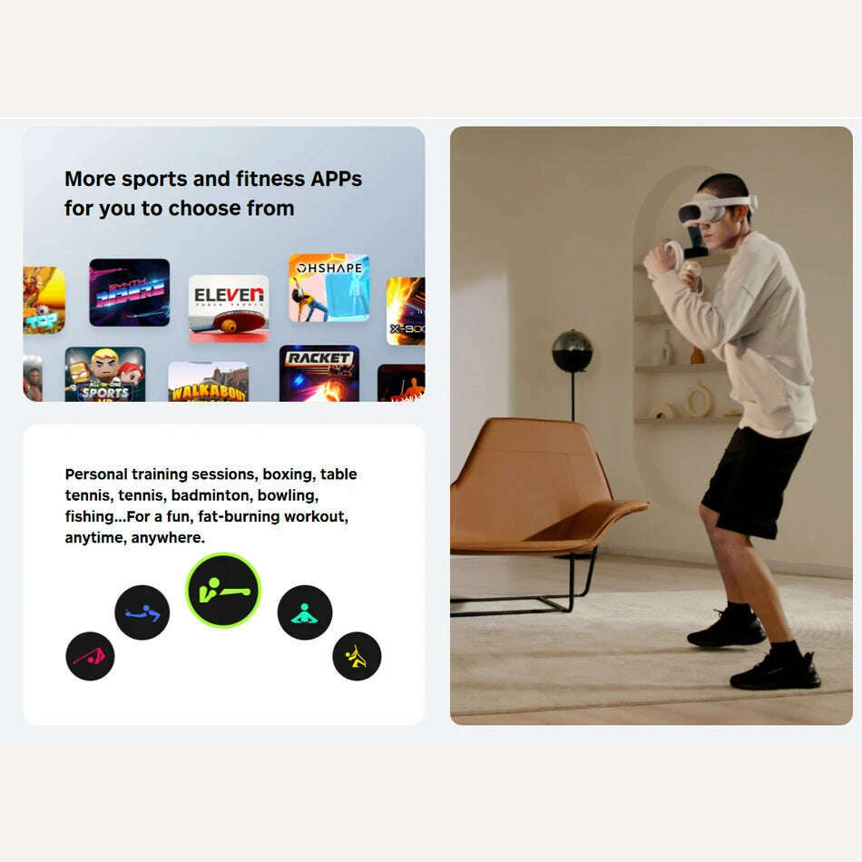 KIMLUD, Pico 4 VR Headset All-In-One Virtual Reality Headset Pico4 3D VR Glasses 4K+ Display For Metaverse Stream Gaming, KIMLUD Womens Clothes