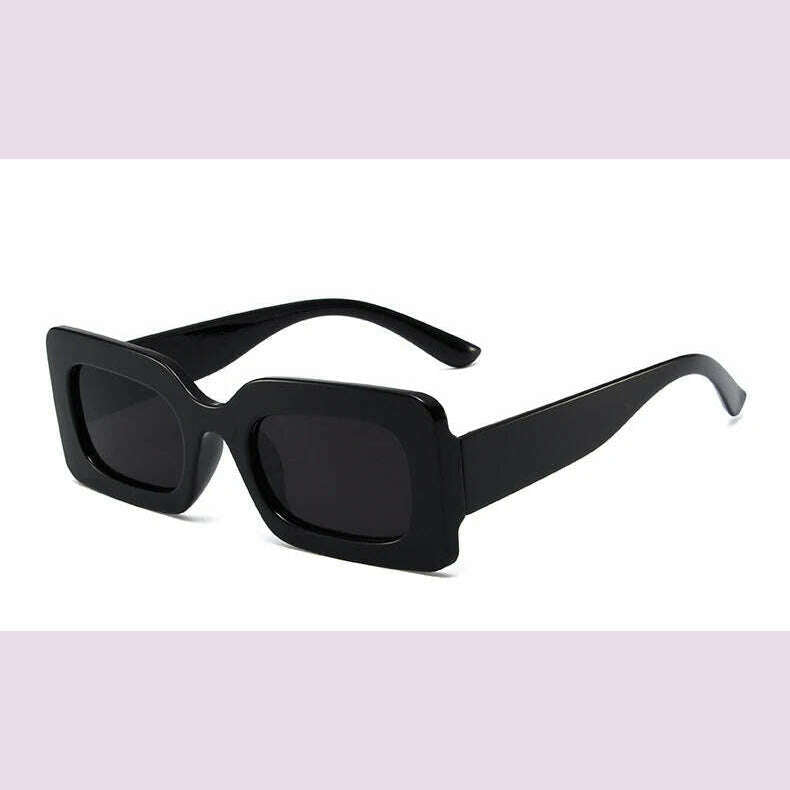 Pink Purple Square Sunglasses Women Small Frame Jelly Color Sun Glasses UV400 Protection Shades Party Decoration Female Eyewear - KIMLUD