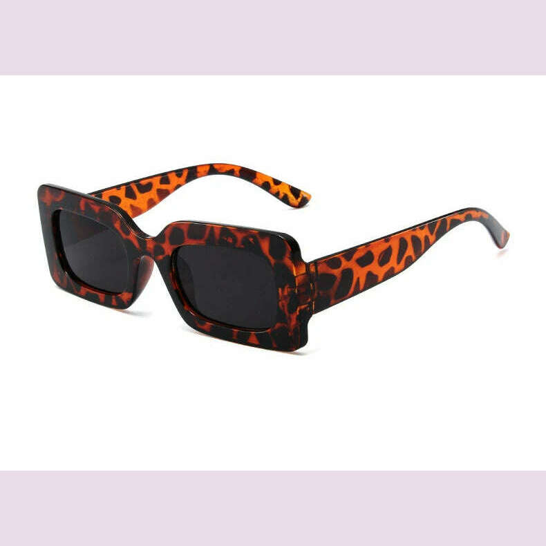 Pink Purple Square Sunglasses Women Small Frame Jelly Color Sun Glasses UV400 Protection Shades Party Decoration Female Eyewear - KIMLUD