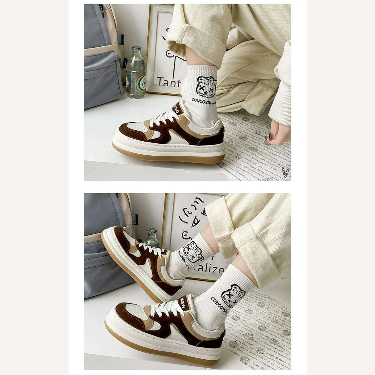 KIMLUD, Platform Sports Shoes Woman Flat Female Sneakers Women Black Fashion Tennis Spring Casual Vulcanize Shoes New In Spring Summer, KIMLUD Womens Clothes