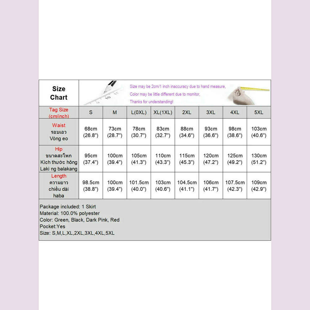 Plus Size 5XL VONDA Summer Skirts Women Buttons High Waist Long Maxi Skirt 2024 Fashion Elegant Solid Color Casual Loose Bottoms - KIMLUD