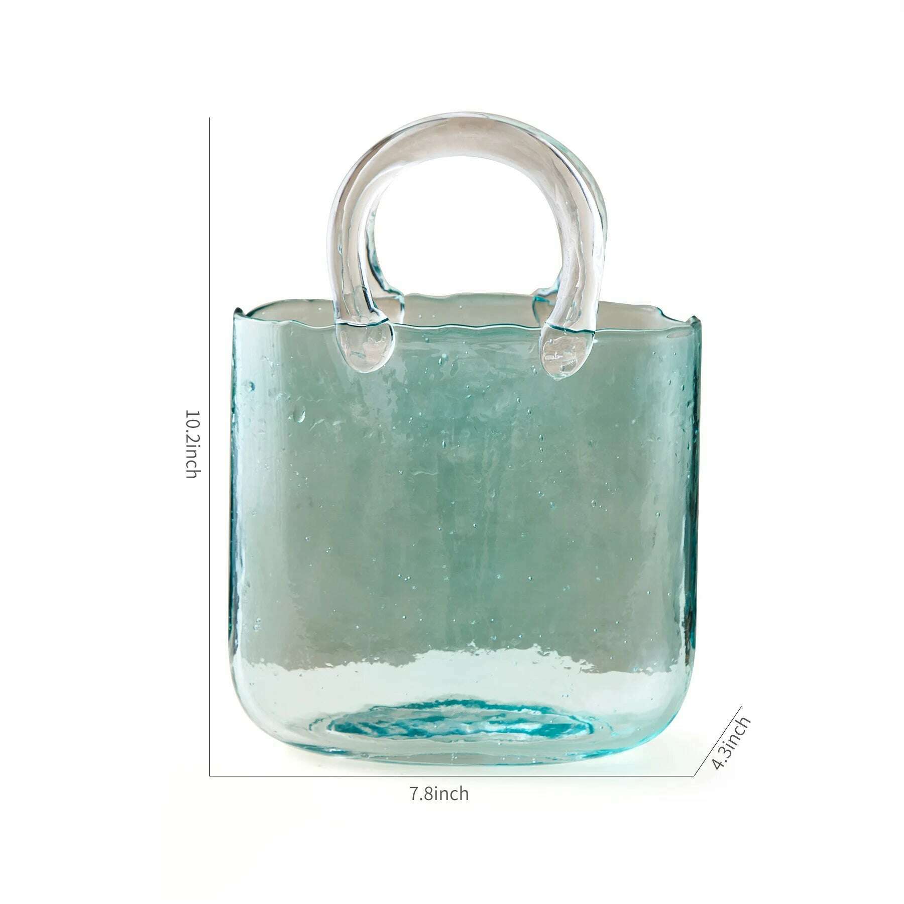 KIMLUD, Portable Glass Flower Vase Creative Fish Tank for Goldfish Beautiful Home Desktop Decoration Practical Vase LivingRoom Decor, Style B, KIMLUD APPAREL - Womens Clothes