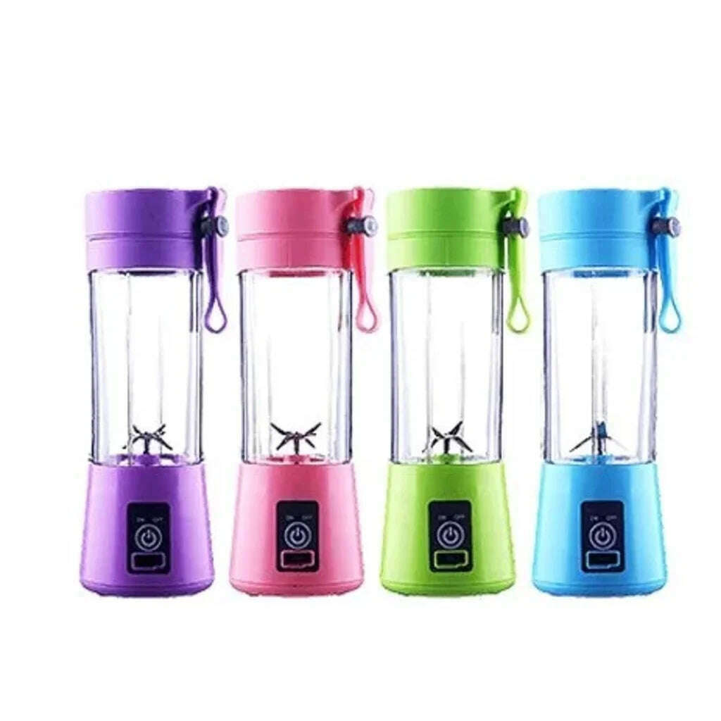 KIMLUD, Portable Mini Blender for Shakes and Smoothies Rechargeable USB 380ML Traveling Fruit Juicer Cup Hand Fruit Blender Juicing Cup, KIMLUD Womens Clothes