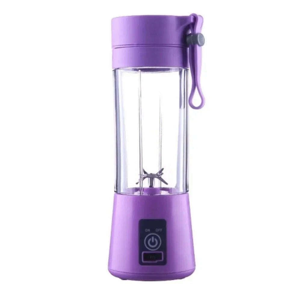 KIMLUD, Portable Mini Blender for Shakes and Smoothies Rechargeable USB 380ML Traveling Fruit Juicer Cup Hand Fruit Blender Juicing Cup, KIMLUD Womens Clothes