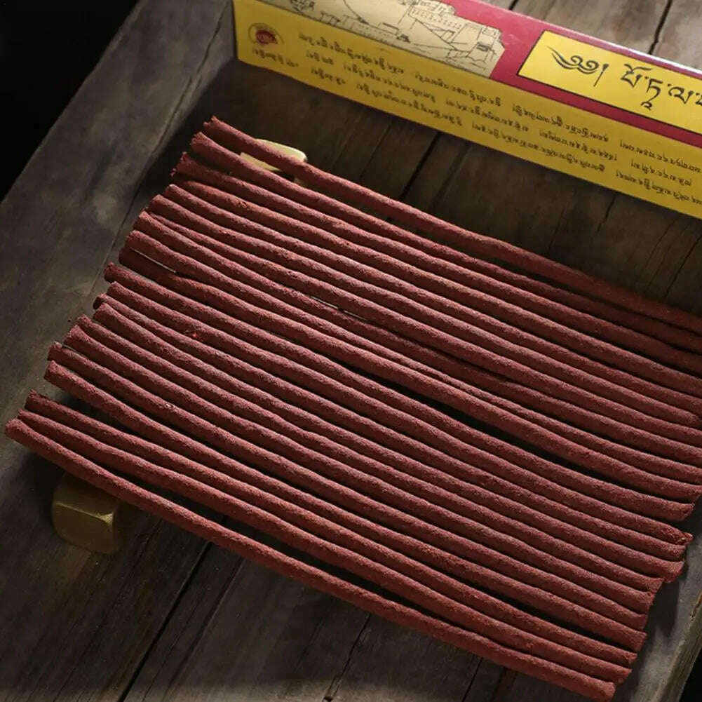 KIMLUD, Potala Tibetan Incense Stick 15/25cm Handmade From Highly Flavoured Medicinal Herbs Tibet Traditional Room Fragrance 1Box, KIMLUD Womens Clothes
