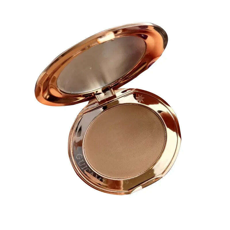 KIMLUD, Pressed Shading Bronzer Powder 2 Colors Dark Ang Light Face Contouring Powder Palette Hairline Shadow Powder Makeup Tool, KIMLUD Womens Clothes