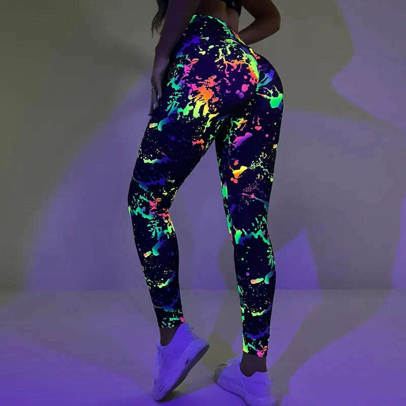 KIMLUD, Print Seamless Leggings Women Soft Workout Tights Fitness Outfits Yoga Pants High Waisted Gym Wear Lycra Spandex Leggings, KIMLUD Womens Clothes