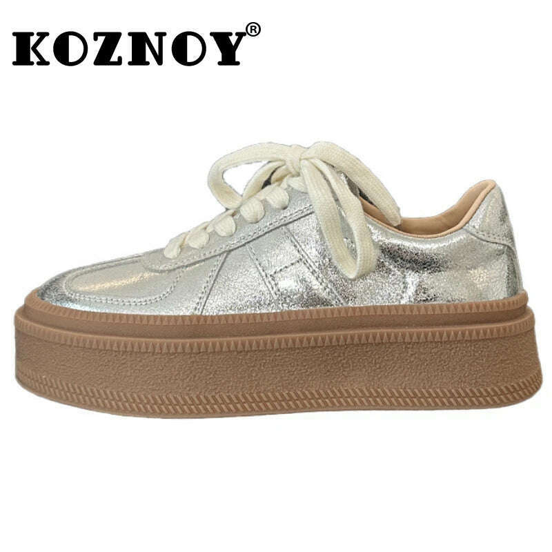 Fujin 5cm Synthetic Leather Women Vulcanized High Brand Chunky Sneaker Casual Stable Shoes Platform Wedge Skate Boarding Shoes - KIMLUD