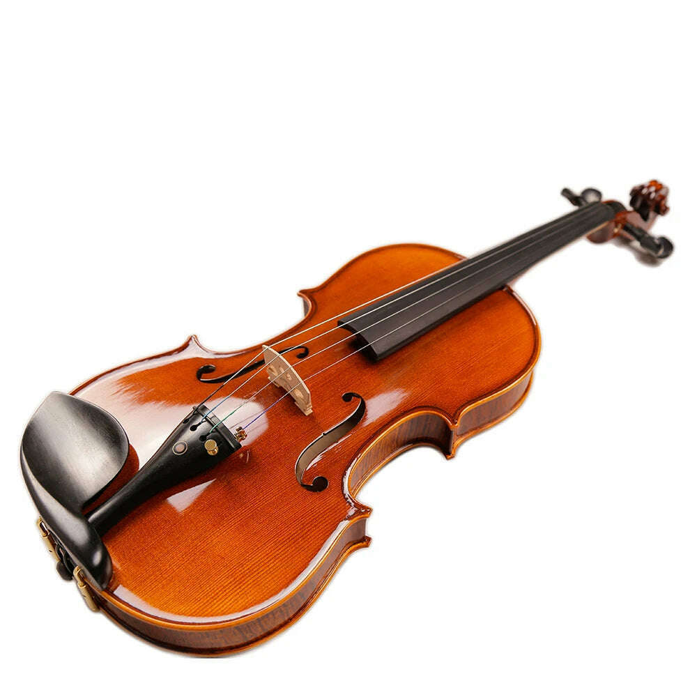 KIMLUD, Professional Violino Natural Flamed Handmade Violin Maple Wood Antique Violino 4/4 3/4 fiddle case bow Stringed Instruments, KIMLUD Womens Clothes