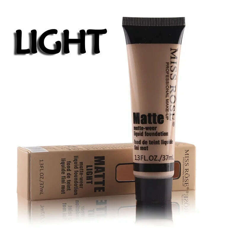Professional Base Matte Liquid Foundation Makeup Waterproof Face Concealer Foundation Cosmetics Repair Face Make Up - KIMLUD