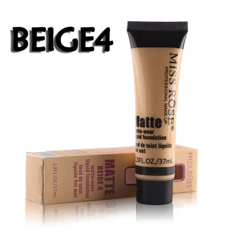 Professional Base Matte Liquid Foundation Makeup Waterproof Face Concealer Foundation Cosmetics Repair Face Make Up - KIMLUD