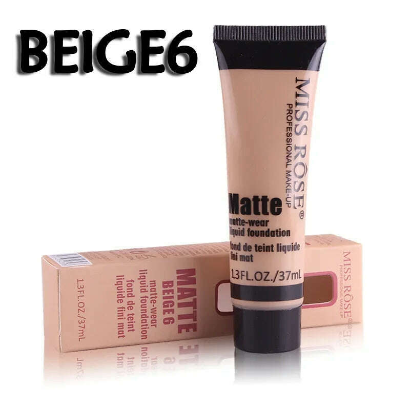 Professional Base Matte Liquid Foundation Makeup Waterproof Face Concealer Foundation Cosmetics Repair Face Make Up - KIMLUD