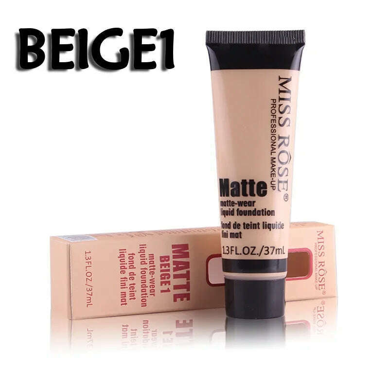 Professional Base Matte Liquid Foundation Makeup Waterproof Face Concealer Foundation Cosmetics Repair Face Make Up - KIMLUD