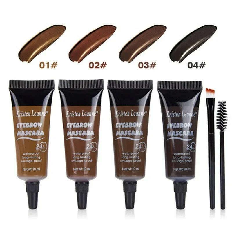 KIMLUD, Professional Eyebrow Enhancers Cream Women Natural Liquid Dyeing Eyebrow Set Brow Tattoo Pigments Lasting Waterproof Eyebrow Gel, KIMLUD Womens Clothes