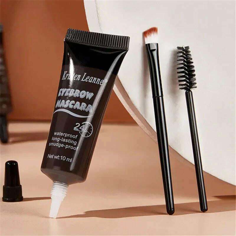 KIMLUD, Professional Eyebrow Enhancers Cream Women Natural Liquid Dyeing Eyebrow Set Brow Tattoo Pigments Lasting Waterproof Eyebrow Gel, KIMLUD Womens Clothes