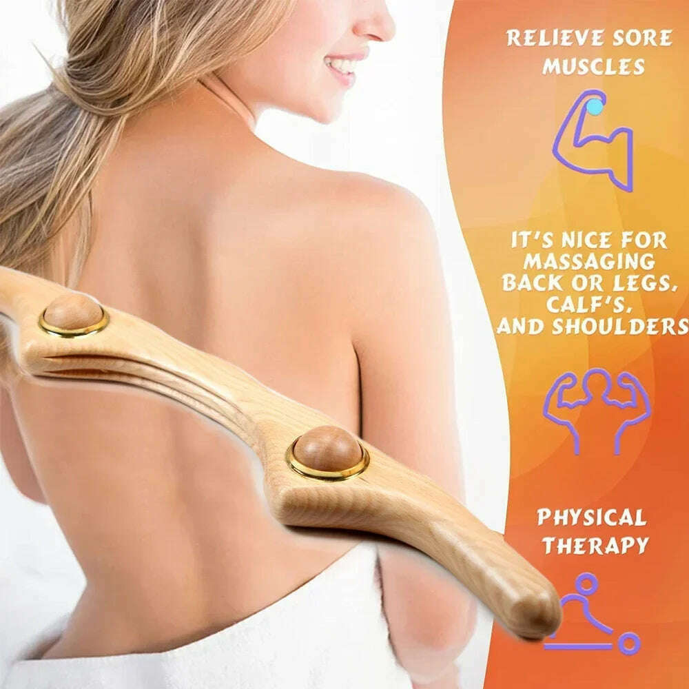KIMLUD, Professional Wood Therapy Massage Tools, Maderoterapia Kit for Anticellulite, Gua Sha Tools for Body Shaping, Muscle Pain Relief, KIMLUD Womens Clothes