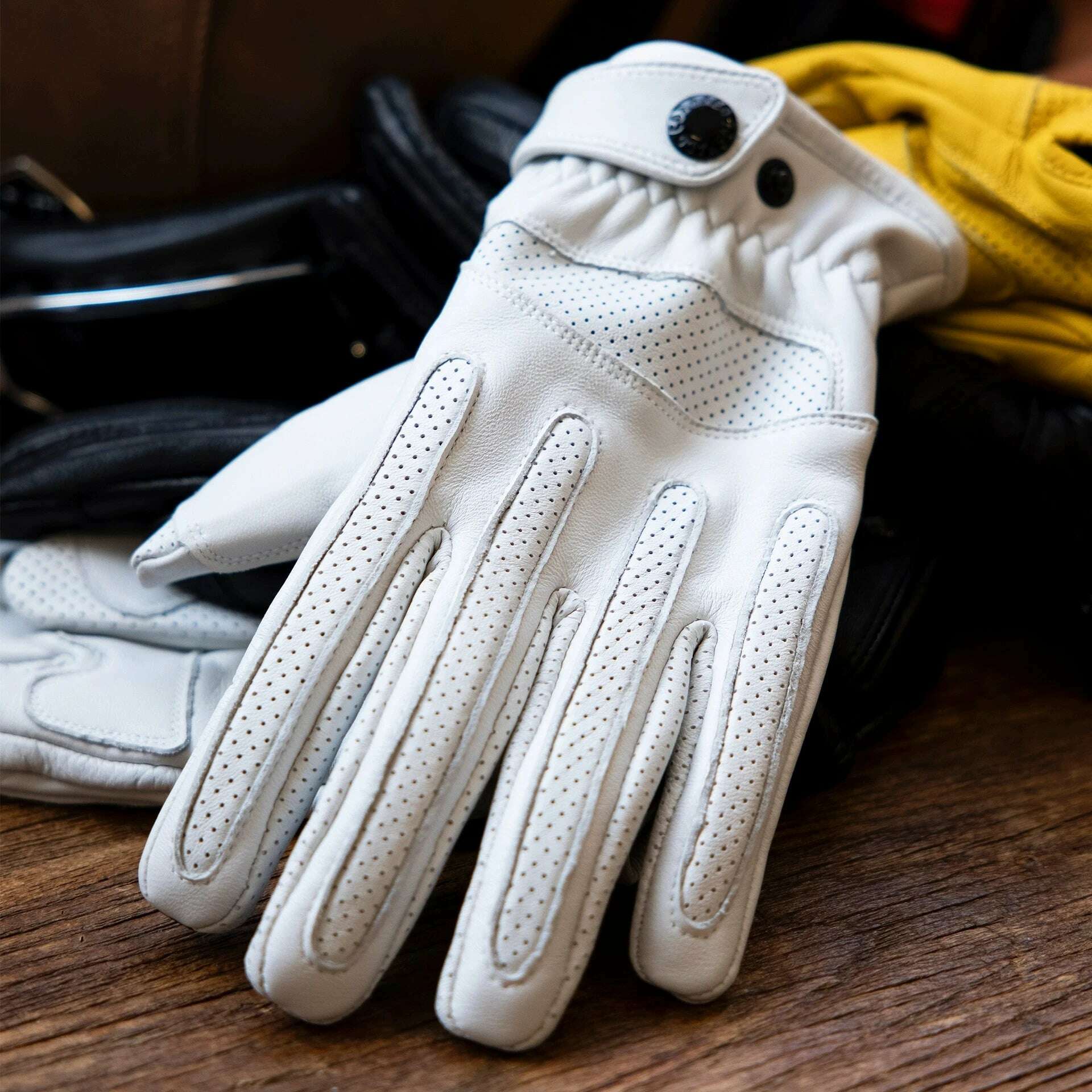 KIMLUD, PST-0001 Super Offer! Genuine Thick Goat Skin Good Quality Leather Durable Rider Gloves, KIMLUD Womens ClothesKIMLUD, PST-0001 Super Offer! Genuine Thick Goat Skin Good Quality Leather Durable Rider Gloves, white / L(22-23cm) / CHINA, KIMLUD APPAREL - Womens Clothes