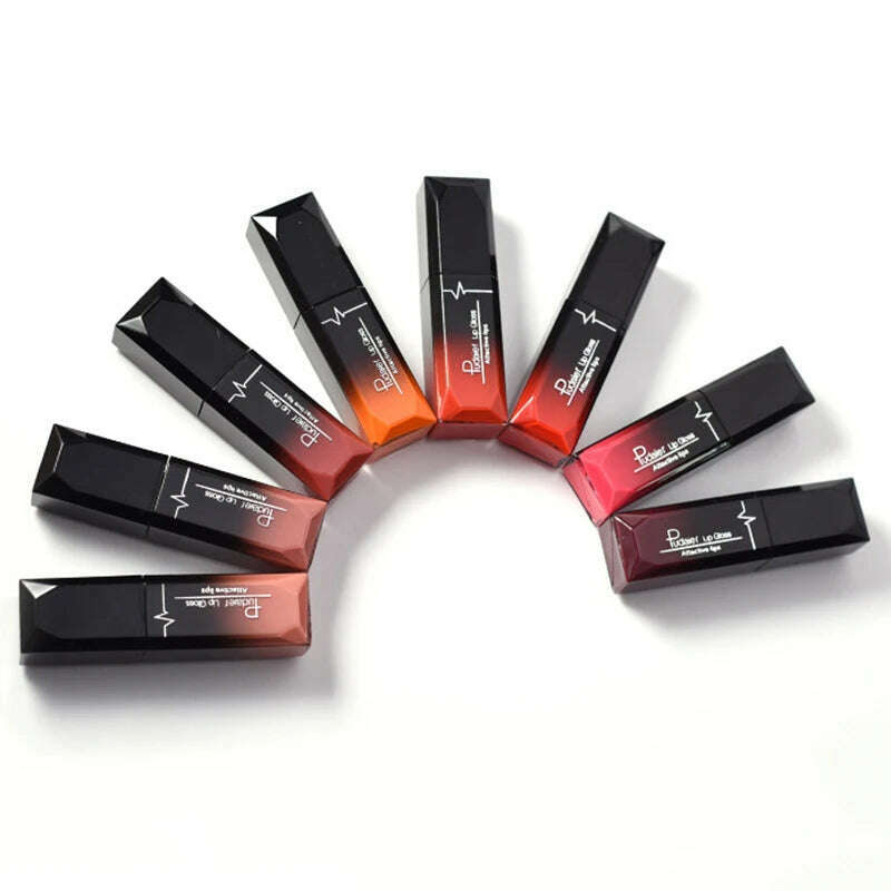 Pudaier 21 Color Lip Gloss Waterproof Matte Liquid Lipstick Moisturizing Lip Gloss Lip Makeup Beauty Cosmetics - KIMLUD