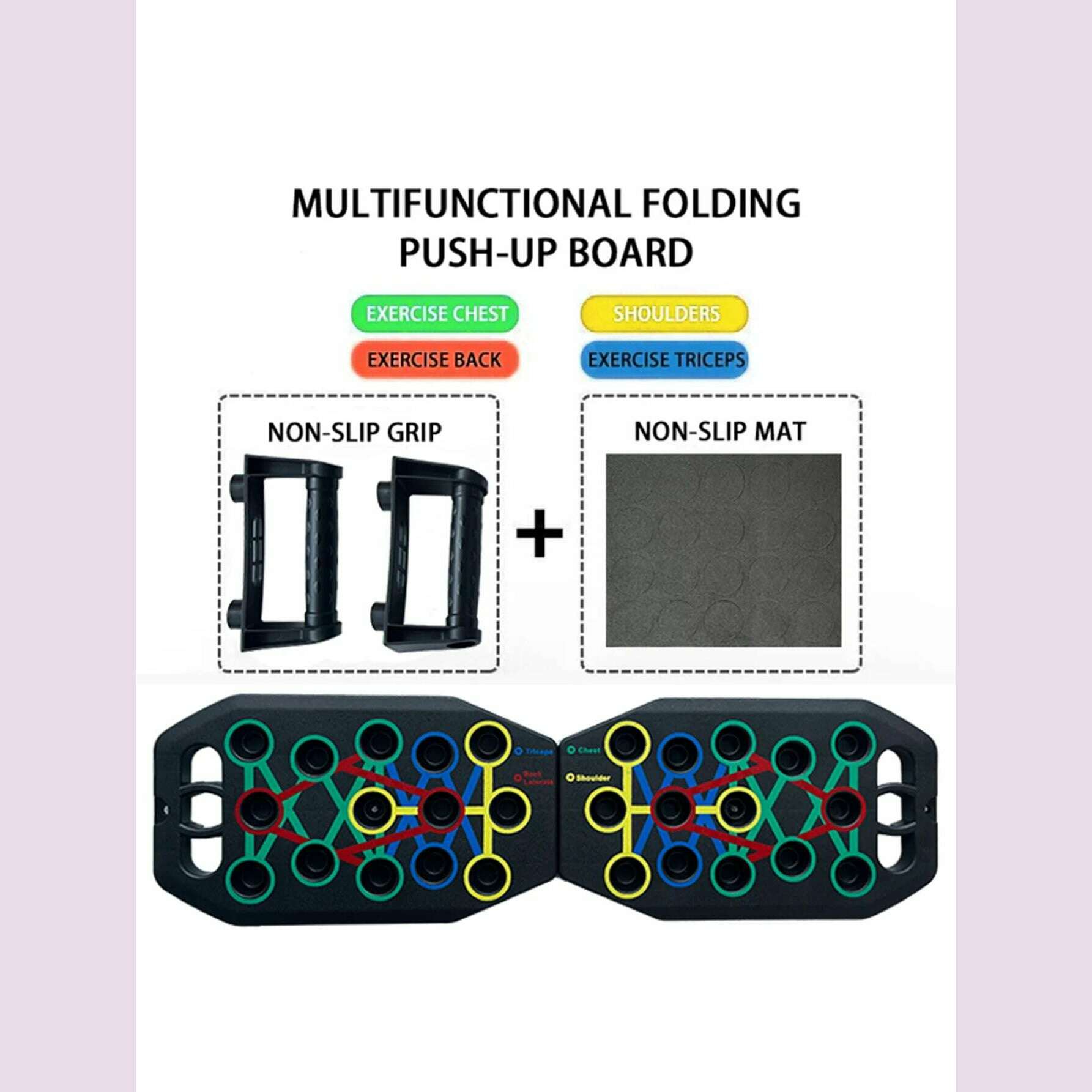 Push Up Board Multi-Function Push Up Bar Push up Handles Professional Home Workout Gym Equipment Strength Training - KIMLUD