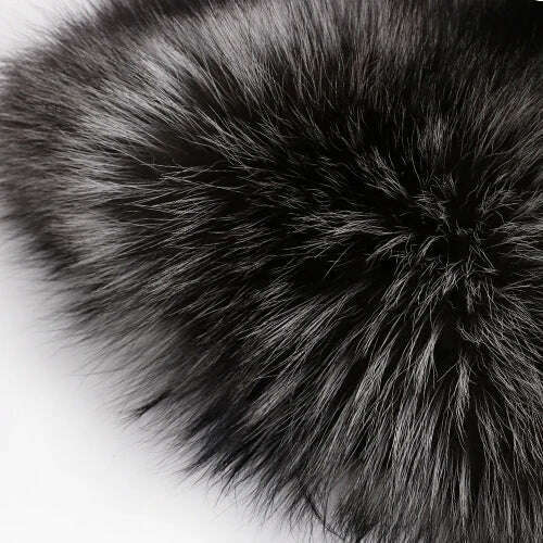 KIMLUD, real fox fur coat ladies natural fox fur coat long sleeve hooded women real fox fur coat X-long, as picture / M, KIMLUD APPAREL - Womens Clothes