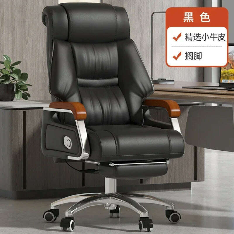 KIMLUD, Recliner Chair Wheels Lazy Office Footrest Rotating Comfortable Chairs Desk Design Advanced Living Room Height Silla Bed Pc, Foot style 1, KIMLUD APPAREL - Womens Clothes