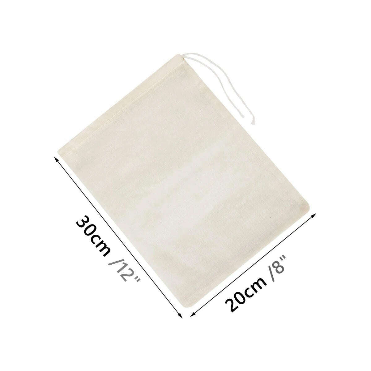 Reusable Nut Milk Bags Strainers Unbleached Natural Cotton Cheesecloth Bag Food Cheese Yogurt Filter Kitchen Fine Mesh Strainer - KIMLUD