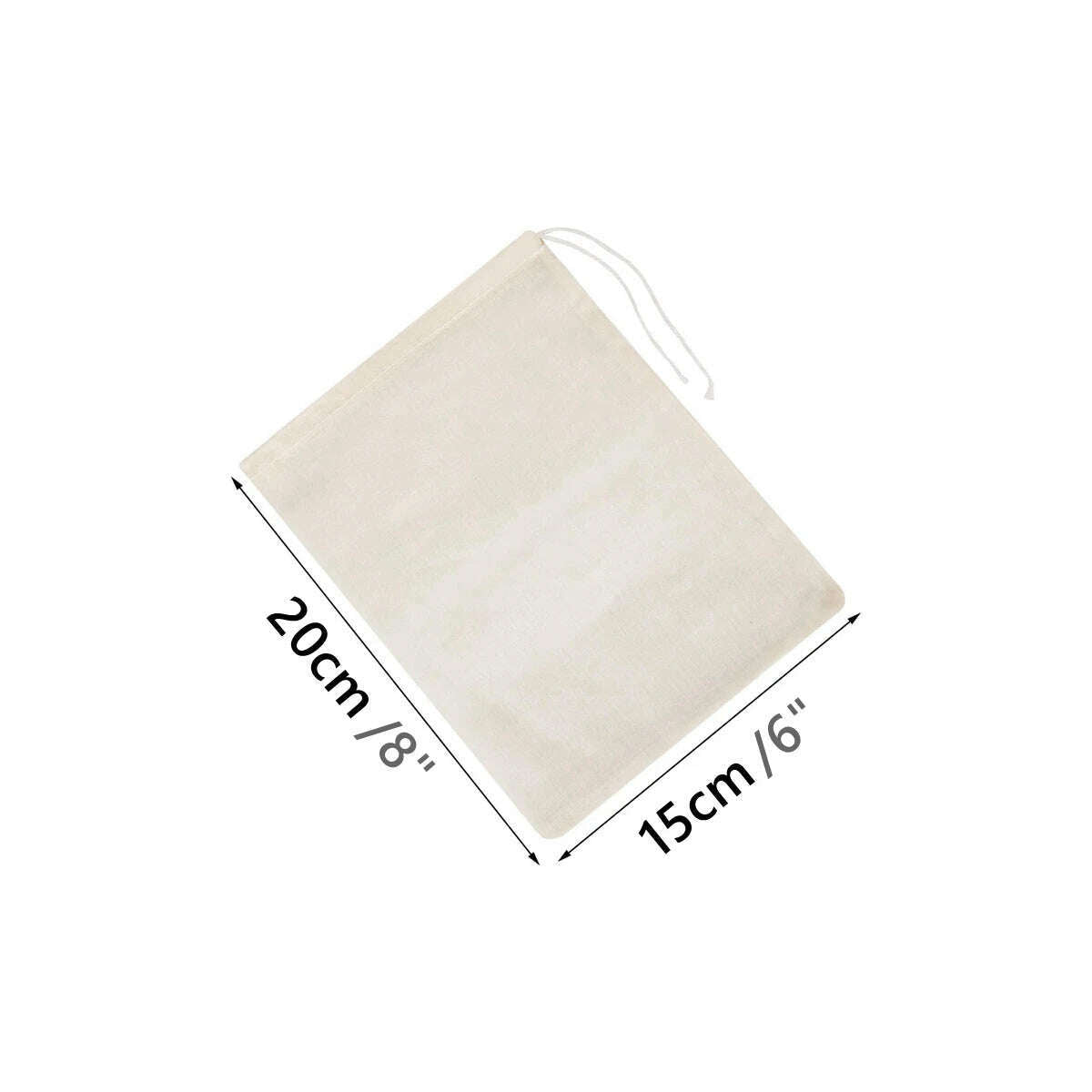 Reusable Nut Milk Bags Strainers Unbleached Natural Cotton Cheesecloth Bag Food Cheese Yogurt Filter Kitchen Fine Mesh Strainer - KIMLUD