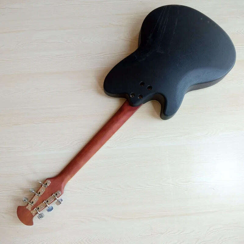 KIMLUD, Round Back Acoustic Guitar with Small Flaws Flame Top High Gloss 6 Strings 38", KIMLUD Womens Clothes